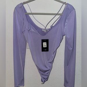 Fashion Nova Lilac Bodysuit